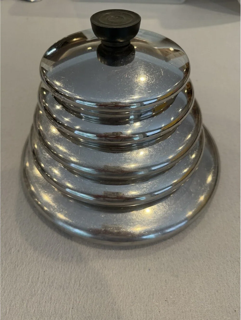 Revere Ware Copper Bottom Replacement Lids Set Of 5 Lids EUC